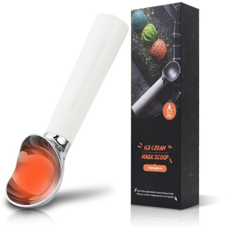 OTraki Eisportionierer 18cm, Elektrische Beheizte Eisportionierer Eis Antihaft Eislöffel Portionierer aus PC Zinklegierung Eiskugelportionierer Frostschutzmittel Eislöffel, IP67 Wasserdicht