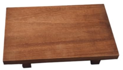 Sharplace Holzständer mit Sockel, für die Küchentheke, Schmuckhalter, Bauernhaus-Tablett, Holzständer für Tisch, Schminktisch, Couchtisch