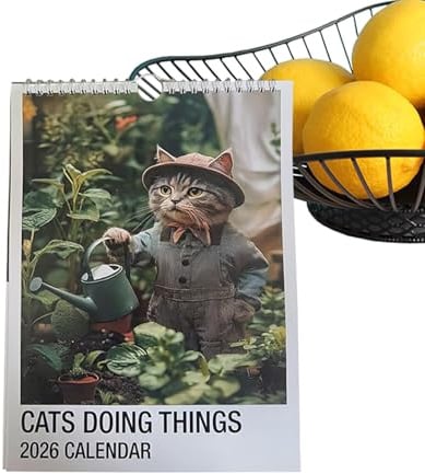 2026 Wandkalender Katzen Wandkalender mit Katzenbabys