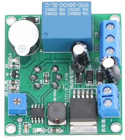 HUSHUI Rauchsensormodul, MQ 2 Rauchmelder-Alarmmodul mit Multi-Alarm-Summer und Relais-Schaltausgang, für öffentliche Verkehrsmittel in Küchen, Hotels, DC5 30 V