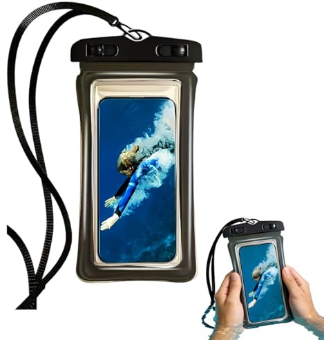 ZZHBOO Funda Impermeable para Teléfono, Transparente y Táctil, para Natación, Buceo y Actividades Acuáticas, Bolsa Protectora Resistente al Agua para Teléfono