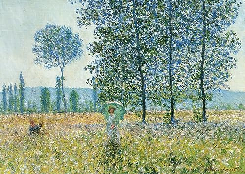 Kunstkarte Claude MonetFelder im Frühling