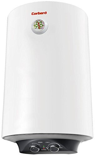Corbero - Termo Eléctrico | CTM80 | Capacidad 73L | Potencia 1500W | Eficiencia Energética | Instalación Vertical | Blanco, Inox