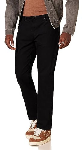 Amazon Essentials Herren Slim-Fit-Jeans - Auslauffarben, Schwarz, 34W / 30L
