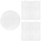 LIHAO 3 PCS 2.6mm Fuse Beads Pegboard Iron-on Beads Tray Board Accessories - 2 Square 1 Round