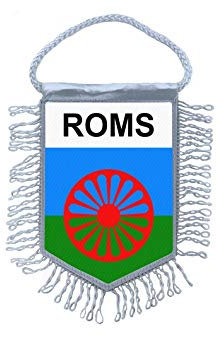 Akachafactory Wimpel mini Flagge Fahne flaggen miniflagge sinti und Roma roms
