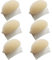 Haifly 6 Stück Schwamm Haar Former Kamm Haare Erhöhen Styling Zubehör Hochsteckfrisur Haarkissen Beige