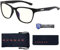 Gunnar Optiks Blue Light Blocking Glasses for Gaming & Computer, Klare Linse, Onyx Rahmen