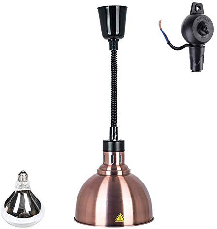 YDDHQ Lampada di Calore Alimentare in Acciaio Inossidabile Commerciale, Lampada per Scaldavivande Buffet Forniture per Ristoranti Attrezzatura da Cucina, 220V / 250W