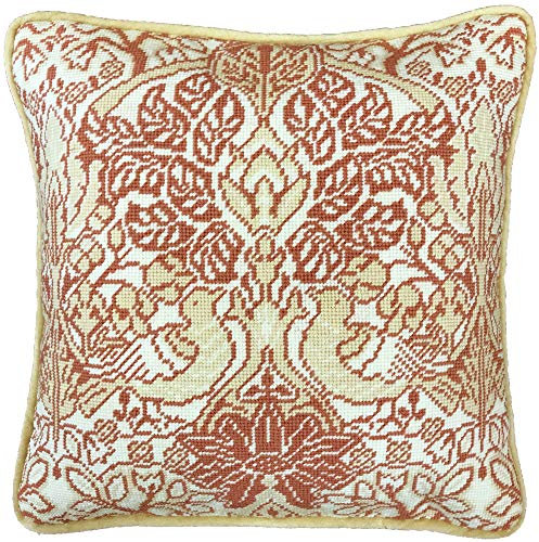 Bothy Threads Gobelin-Stickkissen Set Tauben- und Rosen Tapisserie, 35,5x35,5cm, TAC12, Stickbild vorbedruckt