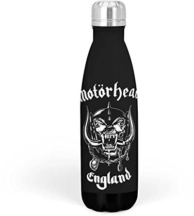 Motörhead England Unisex Thermosflasche Standard Edelstahl 0,5 l Band-Merch, Bands