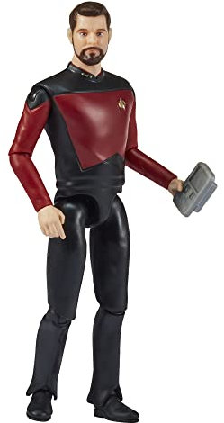 PLAYMATES 136407 Star Trek The Next Generation: Commander William Riker 5 Action Figure
