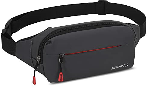 Bauchtasche Gürteltasche Hüfttasche Sport Wasserdicht Stylisch Doggy Bag Gurt Verstellbarer für Damen and Herren Outdoor Reise Wandern Hundetraining