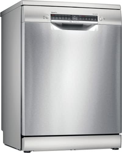 Bosch SMS4EMI02E Serie 4, Lavavajillas Libre Instalación, 60 cm., 14 servicios, HomeConnect, Display+teclas, 3ª bandeja, Acero inoxidable, 2023, clase C