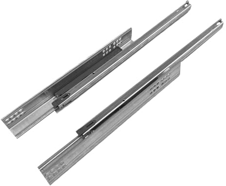 Unsichtbare Führungsschiene Schubladenauszug mit teilweisem Abzug und gedämpftem Verschluss weich (300 mm)