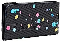 Desigual Women's Mone_SPLATTER23 INES Bi-Fold Wallet, Black