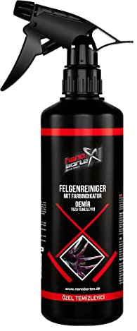 NanoBorTeX High-Performance Profi Felgenreiniger mit Wirkindikator Bürstenloses Reinigung Zeit und Geld Sparen Kraftvoll NanoBorX