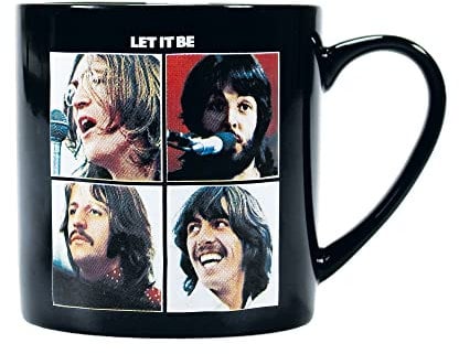 Half Moon Bay Taza de café de The Beatles Let It Beat, taza de té y taza para papá, regalos de los Beatles y regalos de The Beatles para hombres, tazas de té de The Beatles, taza novedosa, regalos