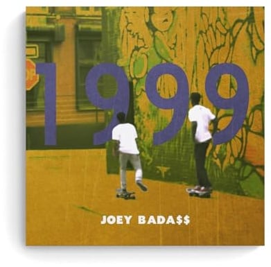 DDRPAD Joey Badass Poster 1999, Albumcover-Poster, Leinwand, langlebig, farbecht, Wandkunst, dekoratives Gemälde für Wohnzimmer, Schlafzimmer, Heimdekoration, 30 x 30 cm, ungerahmter Stil