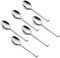 Homikit Kaffeelöffel 6er Set, Edelstahl Teelöffel Dessertlöffel Espressolöffel, Klein Löffel für Hause Restaurant Café, 13,5cm, Spülmaschinenfest