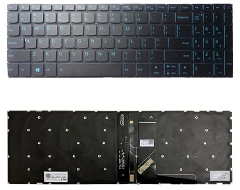 Tastiera di Sostituzione del Laptop Tastiera US Version con Luce Posteriore per Lenovo IdeaPad L340-15 L340-15API 5000 340C-15