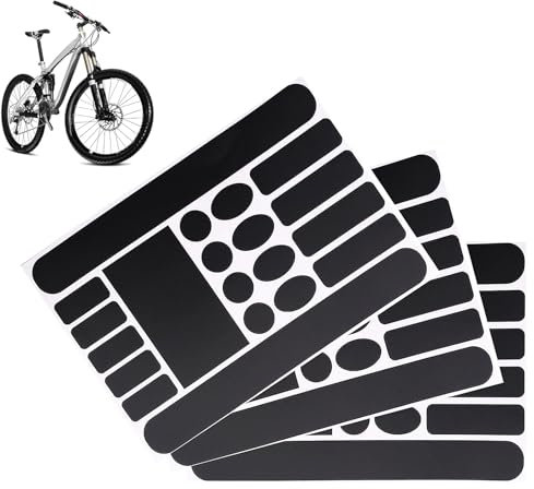 HSYTEK JS Adesivi per bicicletta, adesivi, telai, pellicola protettiva per telaio della bicicletta
