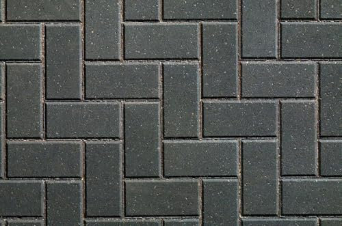 Generic Charcoal Concrete Block Paving, 200mm x 100mm x 50mm, Pack of 488 Blocks, Covers 9.76 sq.m