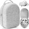 Hard Carrying Case for Meta Quest 2 /3/3S Compatible with Meta Quest 3/3S/2 VR Headset,Controller Grips,Compatible with Battery Elite Strap,Controllers and Other Accessories,Hard Shell Case-Grey