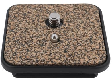 LT Easiyl 1 Stück 42mm Kamerastativ-Schnellwechselplatte Stativkopfschraube Adapterhalterung Kompatibel mit Ambico V-0554 Kompatibel mit Promaster 6100 6160 7100 FW29T