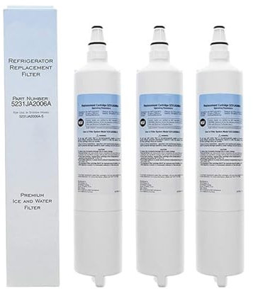 5231JA2006A Ersatz LT600P, 5231JA2006B, 5231JA2006F, LSC27931ST, LFX25960ST, Kühlschrank-Wasserfilter(3 pcs)