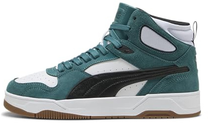 Puma Unisex RBD Break MID SD Sneaker, Emerald Ice Black White, 43.5 EU, Emerald Ice-Puma Schwarz Puma Weiß, 44 EU