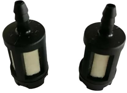2 filtros de combustible for motosierras de gasolina, sopladores de hojas, desbrozadoras y cortasetos