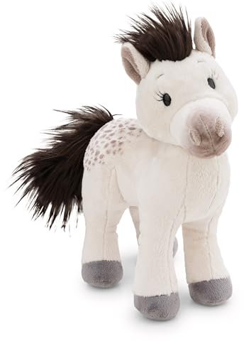 NICI Kuscheltier Pferd Mony K. Pony 17cm - weiß - Weiches Plüschtier – niedliches Stofftier zum Kuscheln & Spielen – tolle Geschenkidee für Kinder & Erwachsene | 62235