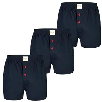 4 Phil & Co Webboxer Basis Herren American Boxer Boxershorts kariert oder Druck S - 4XL, Grösse:XXL, Präzise Farbe:Design 10