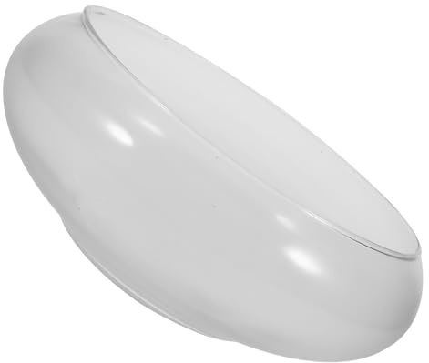 KOMBIUDA Pecera de Cristal Transparente Grande para Plantas Acuáticas y Peces Pequeños, Cuenco Hidropónico Redondo para Escritorio, Macetero Multifuncional para Decoración y Acuarios