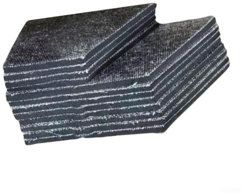ZWEquipint 12 Stück Billardtisch-Kissen, Gummi-Pooltisch-Eckstoßfänger für Snooker-Tische, Schutzstreifen für Balltaschen-Klebepunkte, schwarz (Winkel)