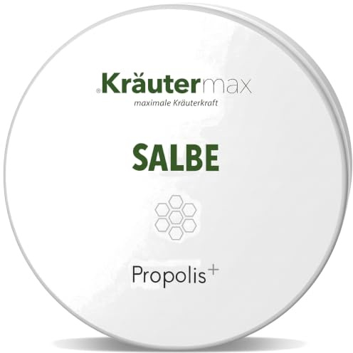 Kräutermax Propolis Salbe Hochdosiert, mit Bienenwachs, Hamamelis 100 ml