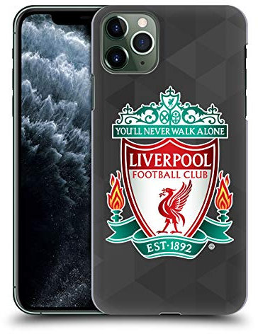 Head Case Designs Offizielle Liverpool Football Club Schwarz Geometrisch 1 Crest 1 Harte Rueckseiten Handyhülle Hülle Huelle kompatibel mit Apple iPhone 11 Pro Max