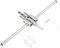 Sierra circular ajustable 30-300mm, Juego de brocas de sierra de orificio circular Herramienta de taladro para taladro de carpintería DIY