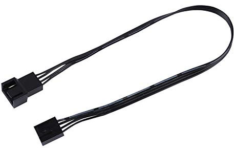 5PCS 4PIN-Lüfter-Verlängerungskabel, PWM-Lüfter-Verlängerungskabel für interne Motherboard-Lüfter des PC-Computergehäuses, 4-poliges Verlängerungskabel zwischen Stecker und Buchse, mit 4-poligem und 3