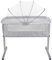 YjIIJY Babywiege Cododo 2 in 1, Babybett, Babybett, Babybett, Cododododo-Bett, Regenschirm, Bett, Beistellbett, mit Rollen und Moskitonetz, 96 x 57 x 77 cm