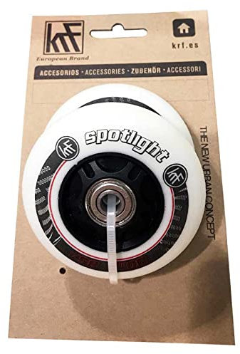 KRF Spotlight LED-Räder, 80 mm, 85 A (2 Räder), Blau, Erwachsene, Uni, Einheitsgröße