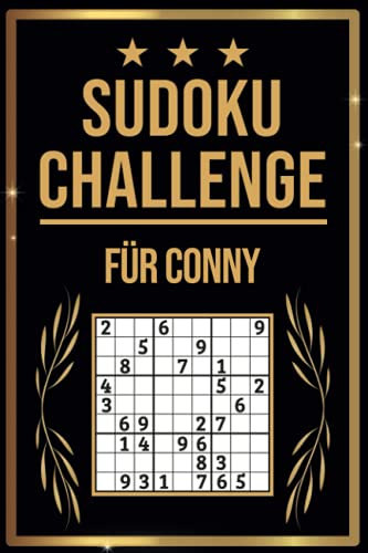 SUDOKU Challenge für Conny: Sudoku Buch I 300 Rätsel inkl. Anleitungen & Lösungen I Leicht bis Schwer I A5 I Tolles Geschenk für Conny