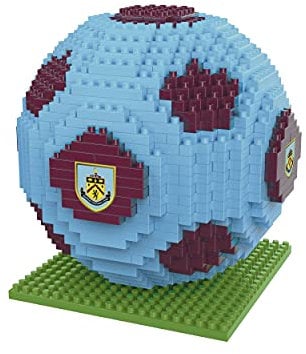 FOCO BRXLZ Burnley FC Football Premier League Championship Logo Team Bauset 3D Konstruktionsspielzeug