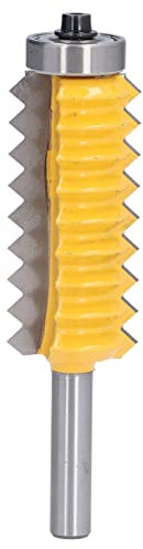 Fraise à toupie, fraise à toupie à tige de 8 mm à plusieurs dents, outil de coupe de fraise à rainurer en métal pour le travail du bois