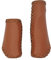 1 Paar Retro-Strand-Fahrradgriffe, lässig, lang/kurz, Kunstleder, für die meisten Mountainbikes, BMX, Rennrad, 22,2 x 135/93 mm (Braun)