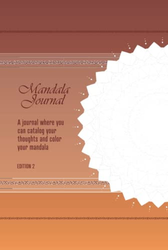 Mandala Journal: Orange Sunset
