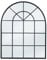 IDMarket – Espejo de cristal con arco de diseño industrial 80 x 100 cm