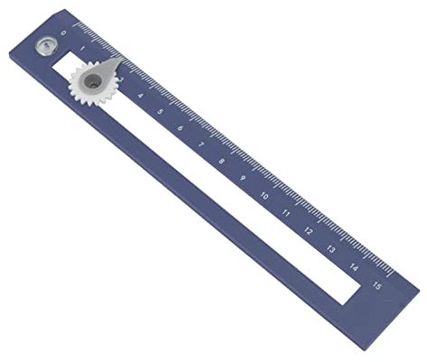 Regla de compás, alta precisión Geometría fácil de usar Regla de compás Punto de compás ajustable para: azul