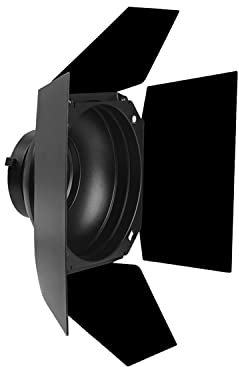 Aputure Barndoors - Abschirmklappen für Aputure 120/300 Serie, Amaran Serie mit Bowens-Mount, Robuste Metallkonstruktion, 4-Blättriger Samtstoff, Wabe und Magnetischer Gel-Halter